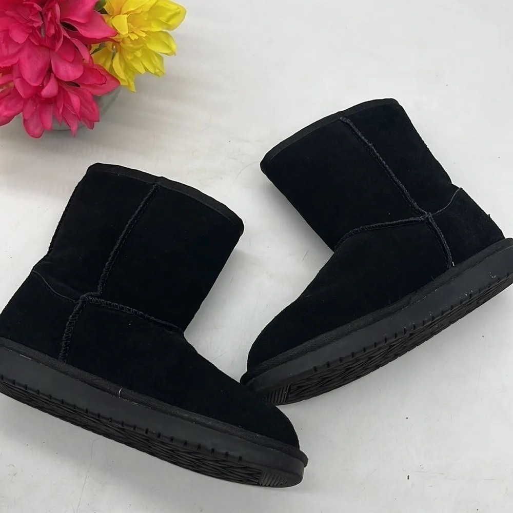 Kookaburra by UGG Black Suede Winter Boots Size 3 WRB4510A